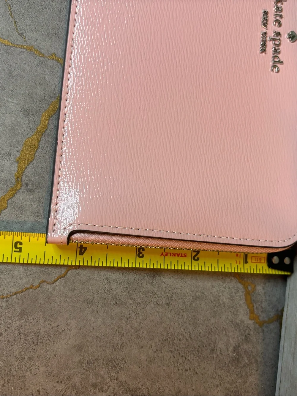 kate spade NWT Pale Pink Leather Wristlet with Strap